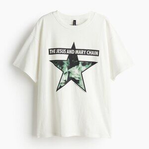 H&M Jesus and Mary Chain printed oversized tshirt tee sz 3xl NEW